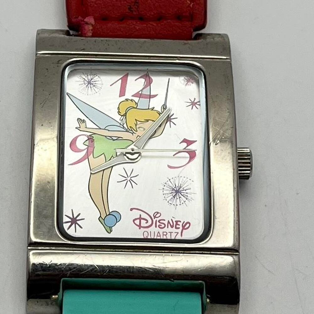 Silver tinker belle watch